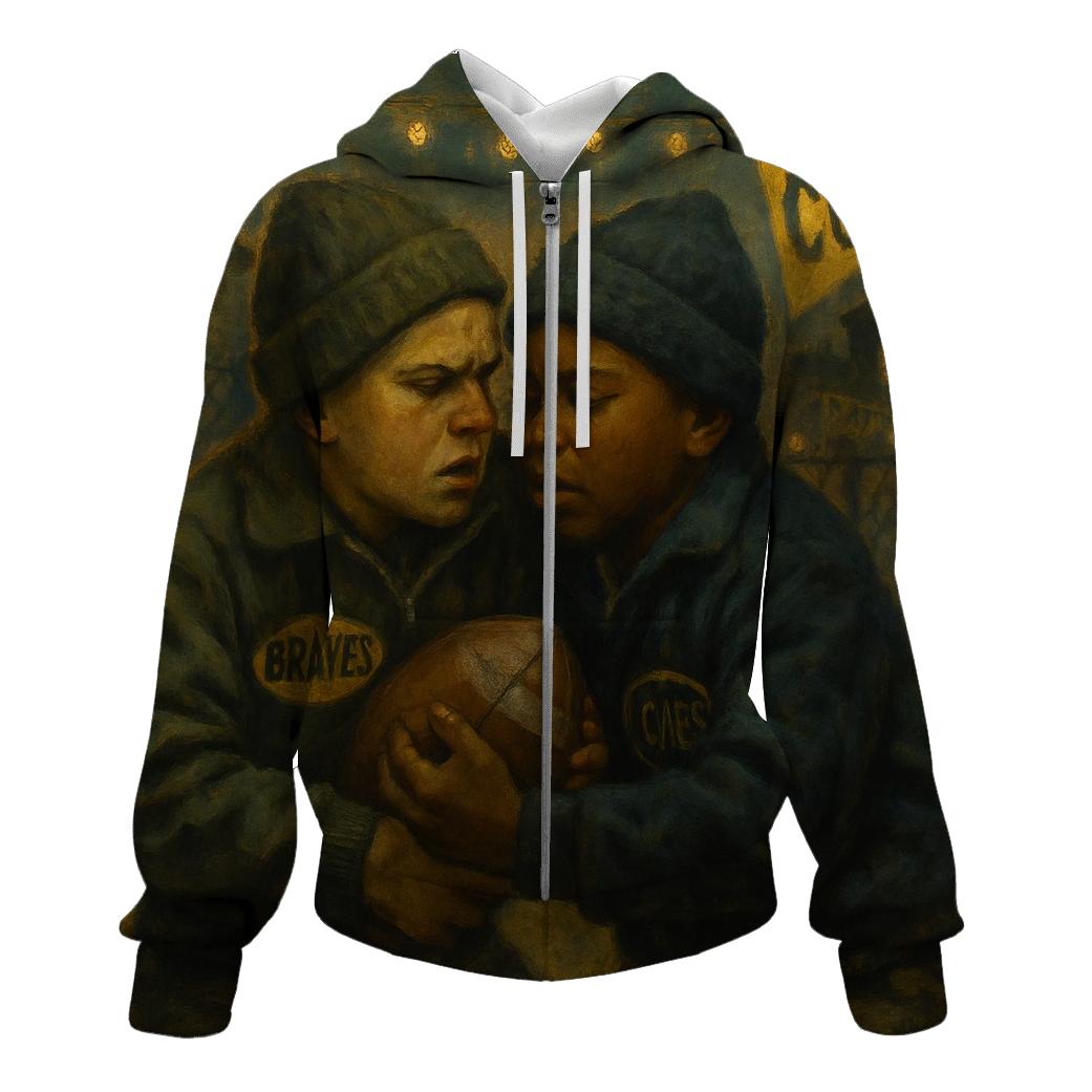 Backlot Showdown Under Lanterns printed hoodies