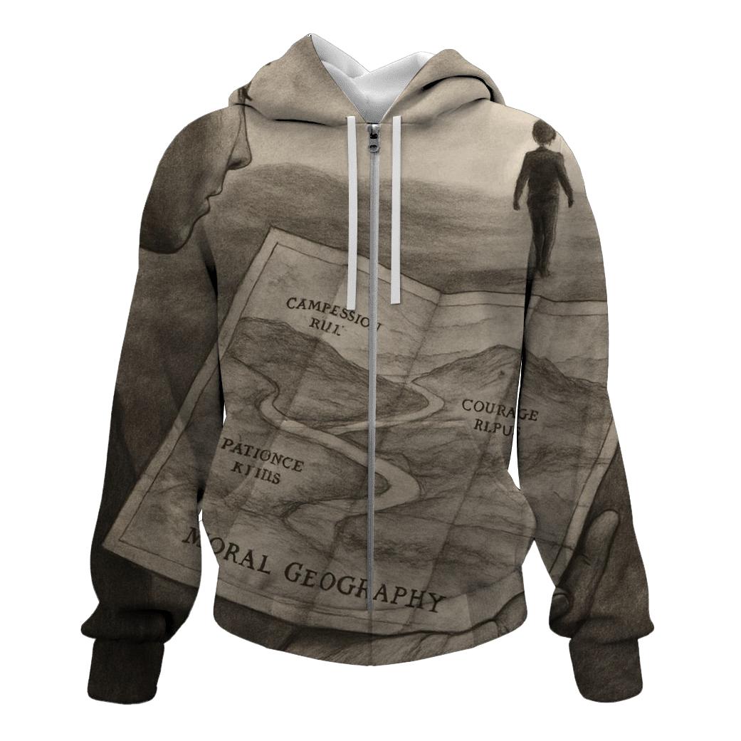 The Silent Map pullover hoodies