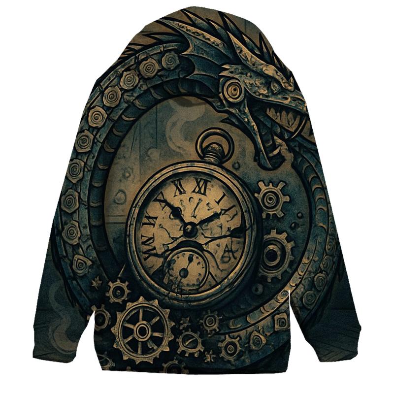 Clockwork Ouroboros Sentinel premium hoodies