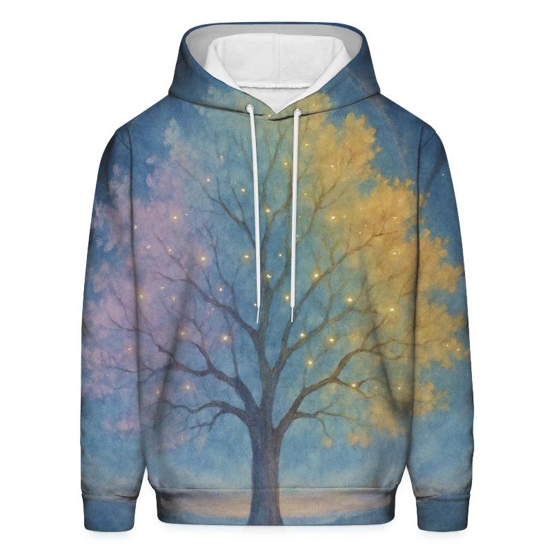 Celestial Tree Of Seasons lightweight hoodies