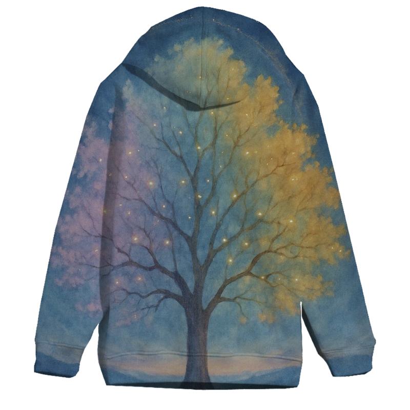 Celestial Tree Of Seasons lightweight hoodies