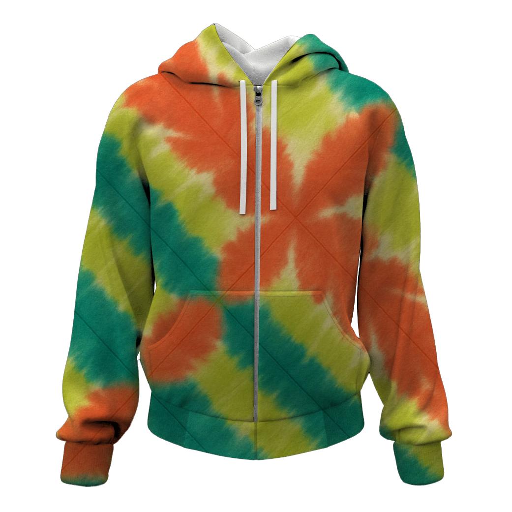 Diagonal Overdye Fusion designer hoodies