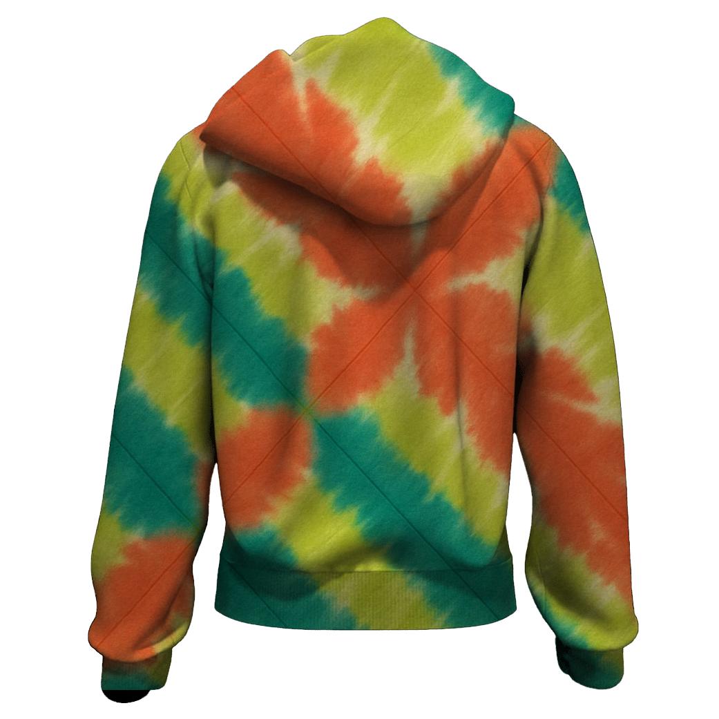Diagonal Overdye Fusion designer hoodies