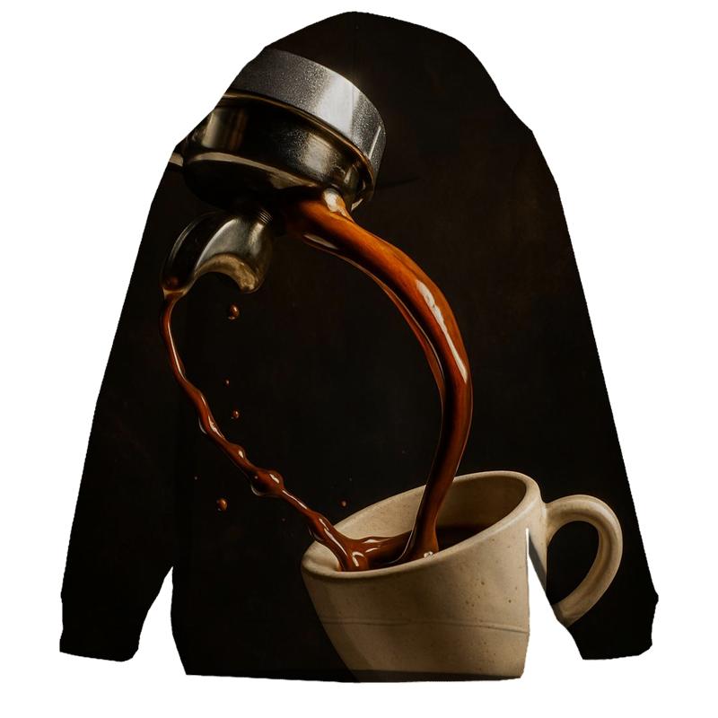 Espresso Shot Arc graphic hoodies