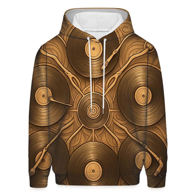 Turntable Spiral Mandala hoodie designs