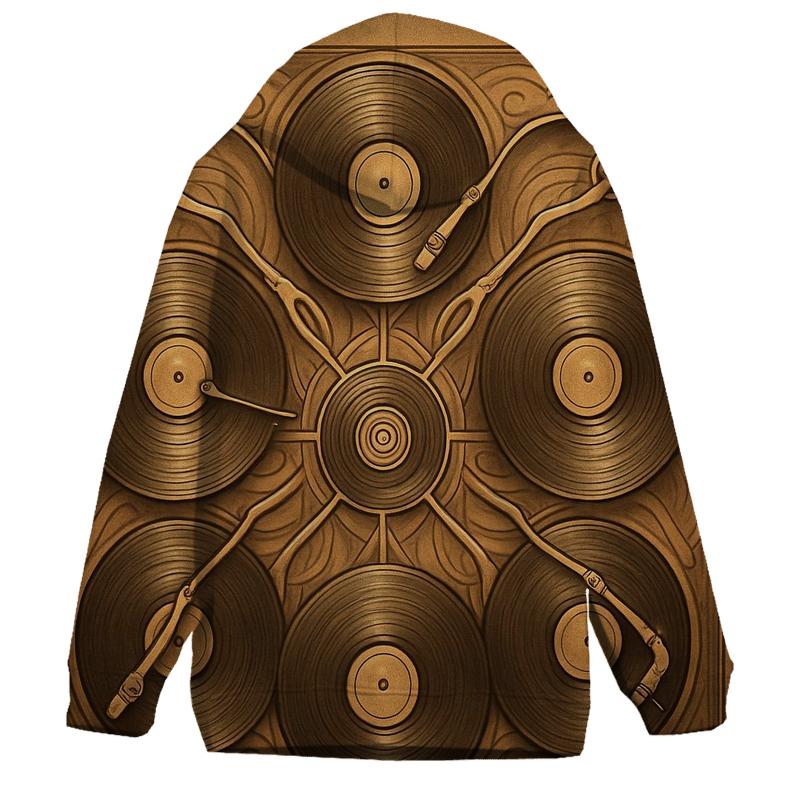 Turntable Spiral Mandala hoodie designs