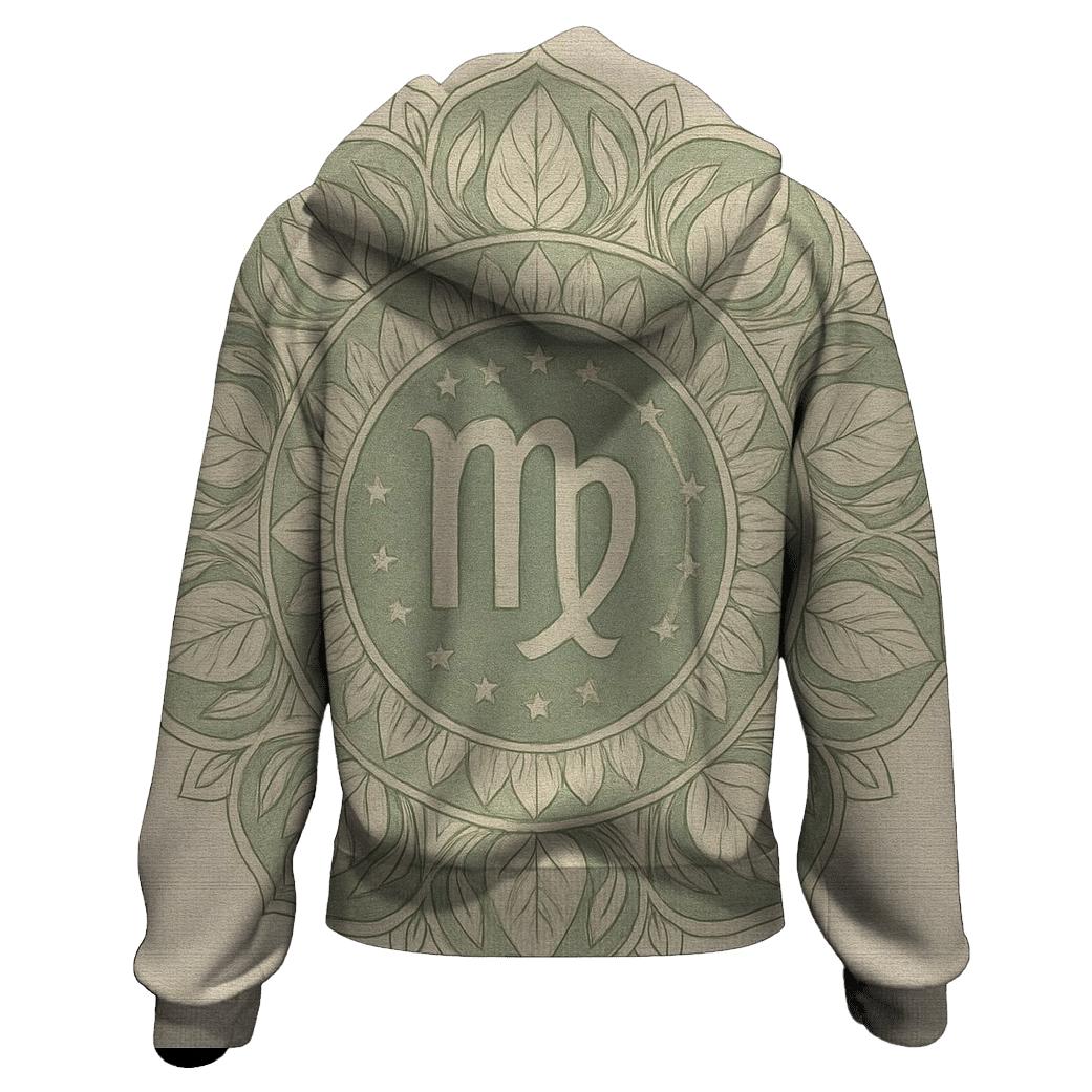 Virgo Earth Mandala Pattern hoodie trends