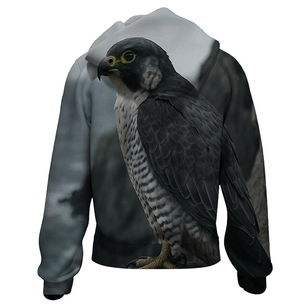 Cliffside Nestwatch — Peregrine Falcon heavyweight hoodies