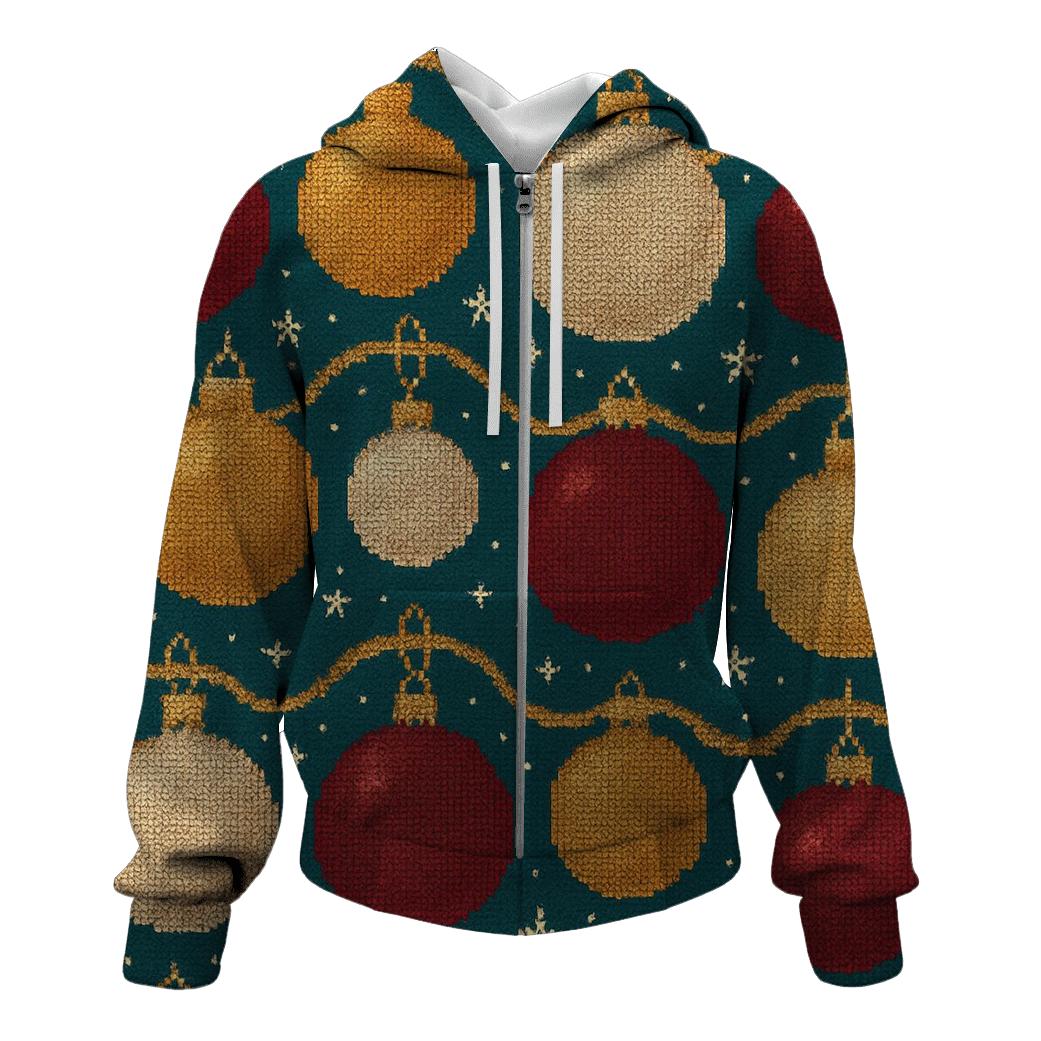 Ornament Ribbon Tapestry Design printed hoodies