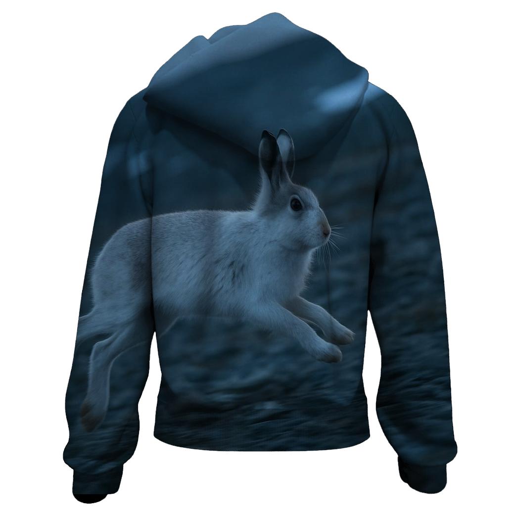 Alpine Hopper — Mountain Hare graphic hoodies