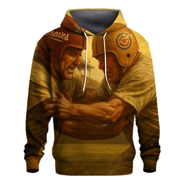 Historic Turf Duel printed hoodies