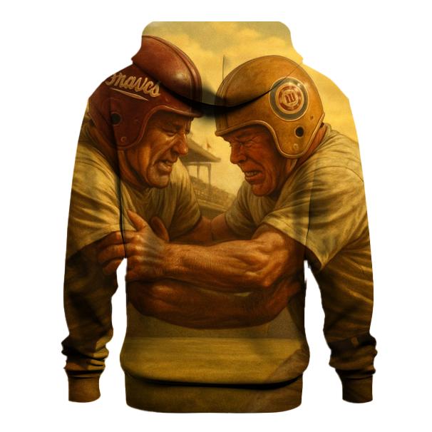 Historic Turf Duel printed hoodies