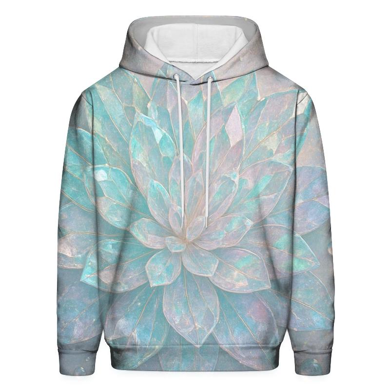 Petal Crystal Bloom premium hoodies