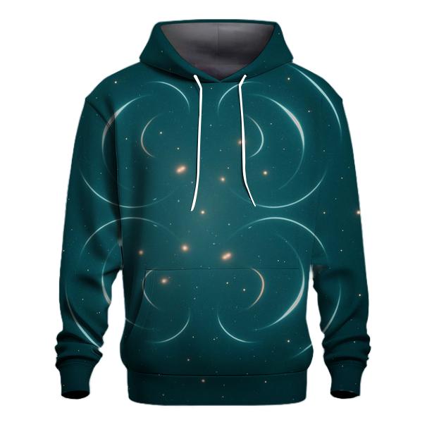 Gravitational-Lens Arc Field designer hoodies
