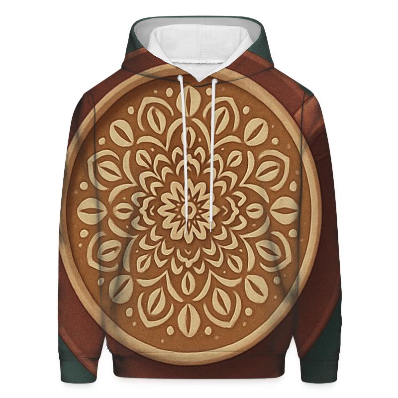 Latte Art Mandala graphic hoodies
