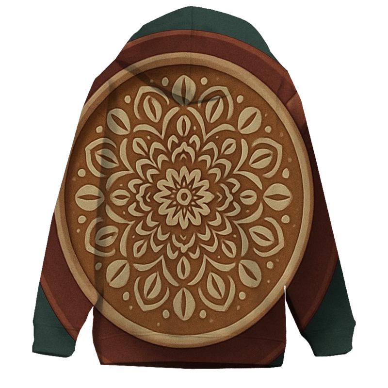 Latte Art Mandala graphic hoodies