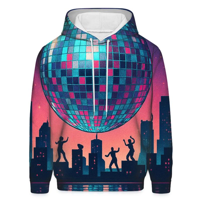 Disco Dot Skyline lightweight hoodies