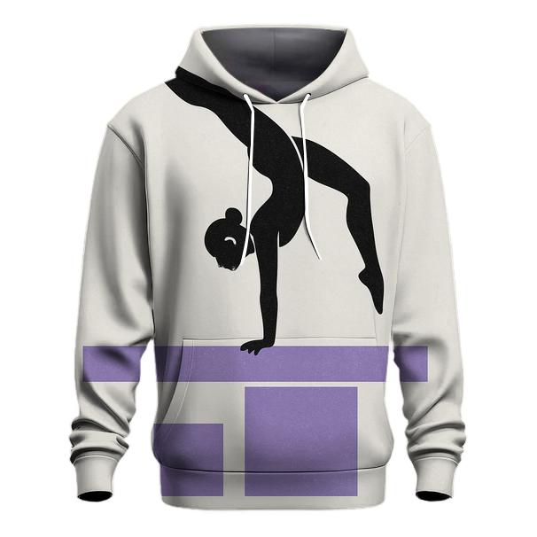 Gymnastics Geometry embroidered hoodies