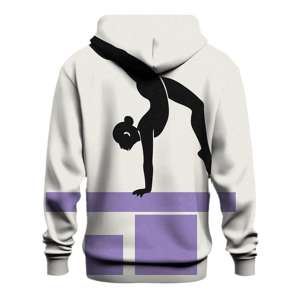 Gymnastics Geometry embroidered hoodies