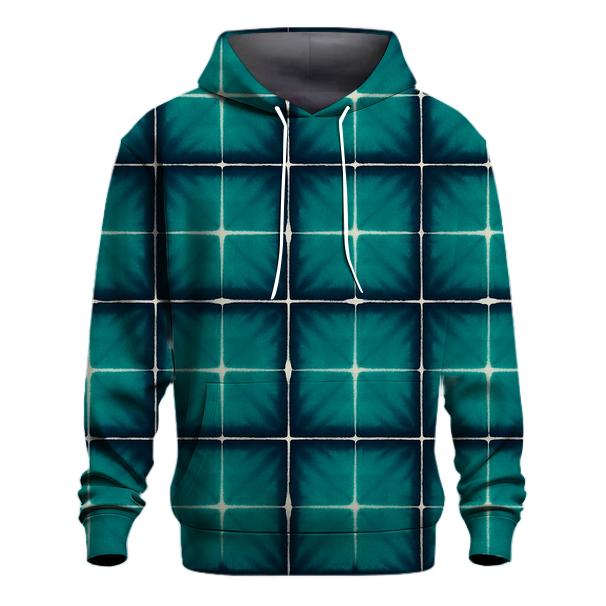 Itajime Checkerboard printed hoodies