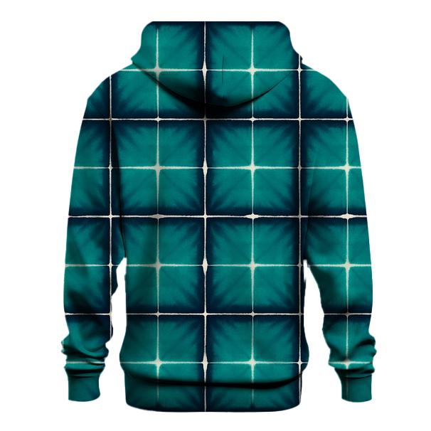 Itajime Checkerboard printed hoodies