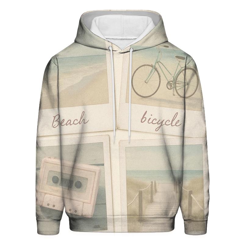 Polaroid Summer Collage embroidered hoodies