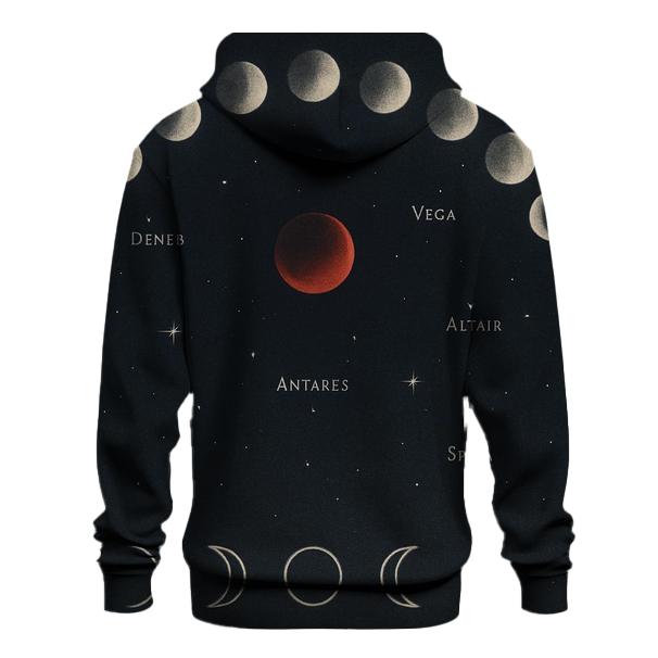 Lunar Eclipse Shadow Study heavyweight hoodies
