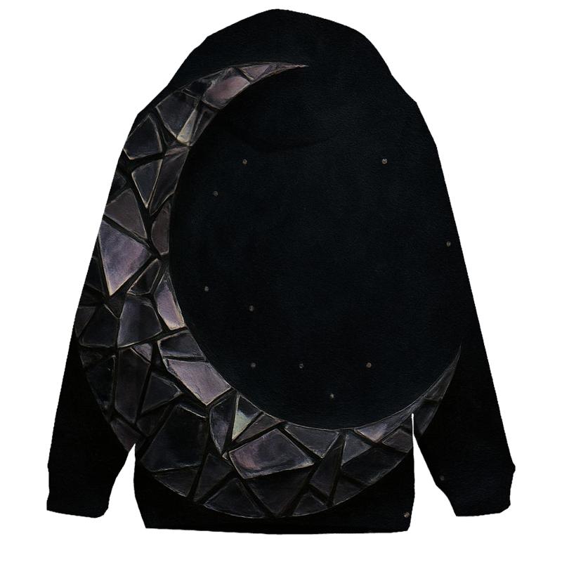 Velvet Twilight Mirror printed hoodies