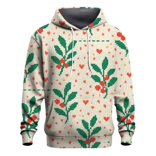 Merry Mistletoe Confetti Design pullover hoodies
