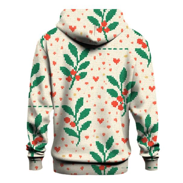 Merry Mistletoe Confetti Design pullover hoodies