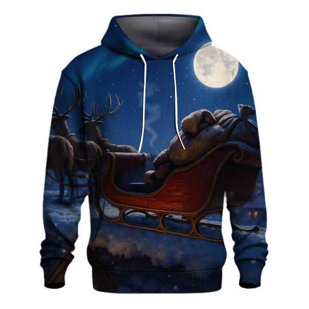 Rooftop Sleigh Pause premium hoodies