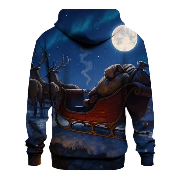 Rooftop Sleigh Pause premium hoodies