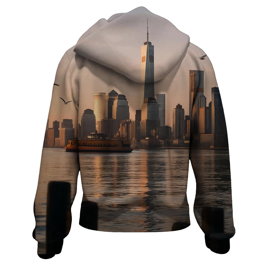 Sunrise Reflections On The East River designer hoodies