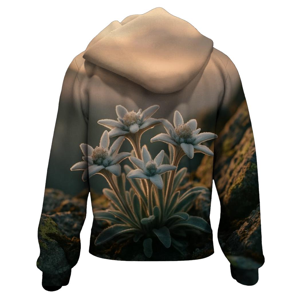 Alpine Edelweiss Ridge Morning hoodie designs
