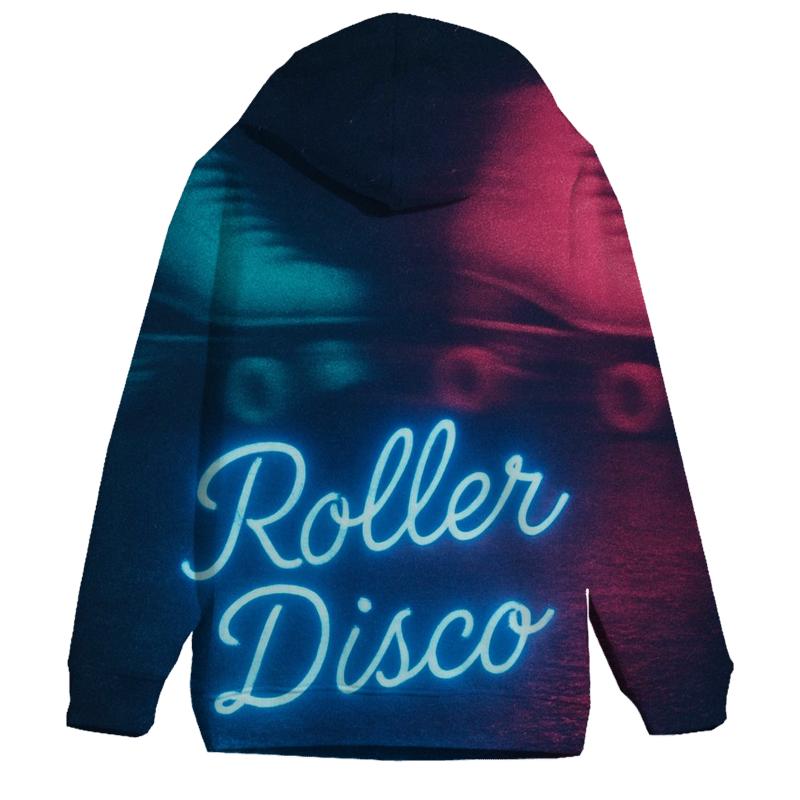 Retro Roller Rink Neon Lights hoodie designs