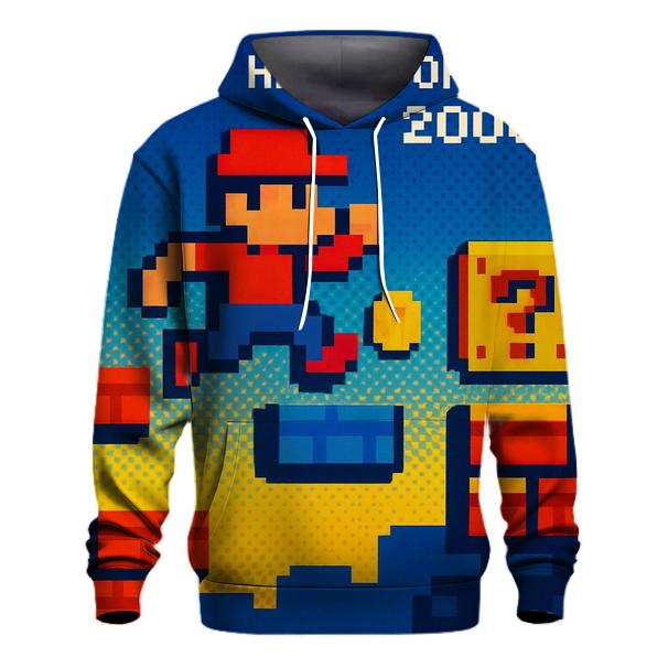 Vintage Arcade Pixel Art premium hoodies