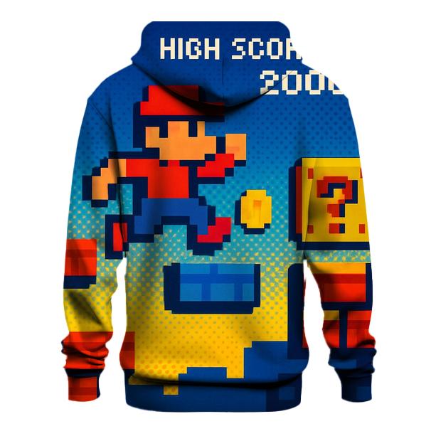 Vintage Arcade Pixel Art premium hoodies