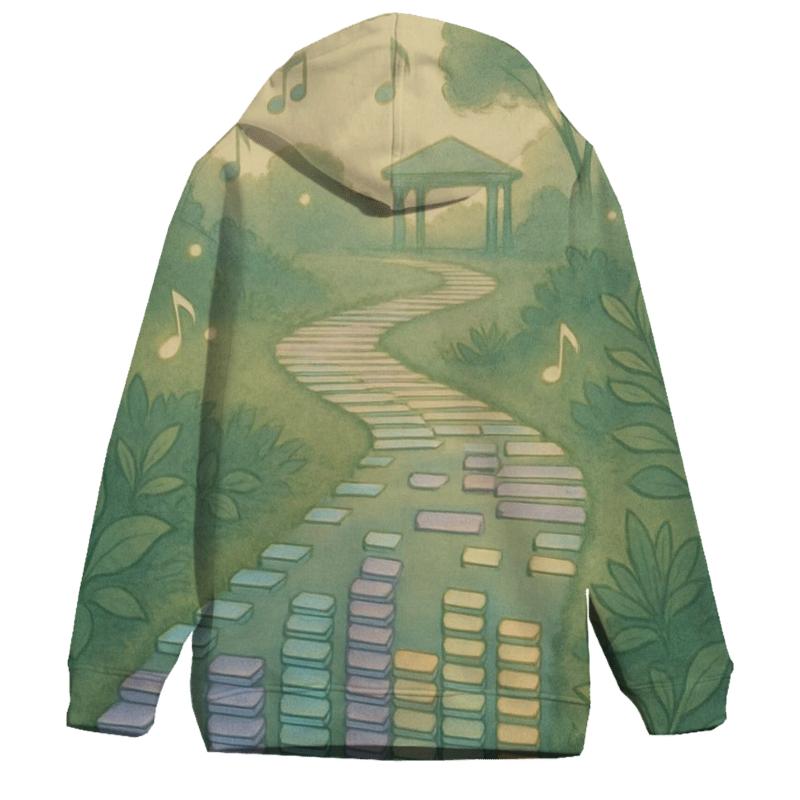 Equalizer Garden Path embroidered hoodies