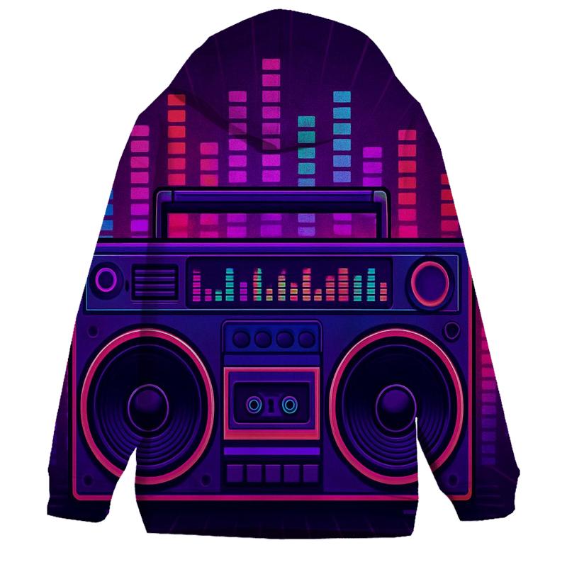 Boom Box Rhythm premium hoodies