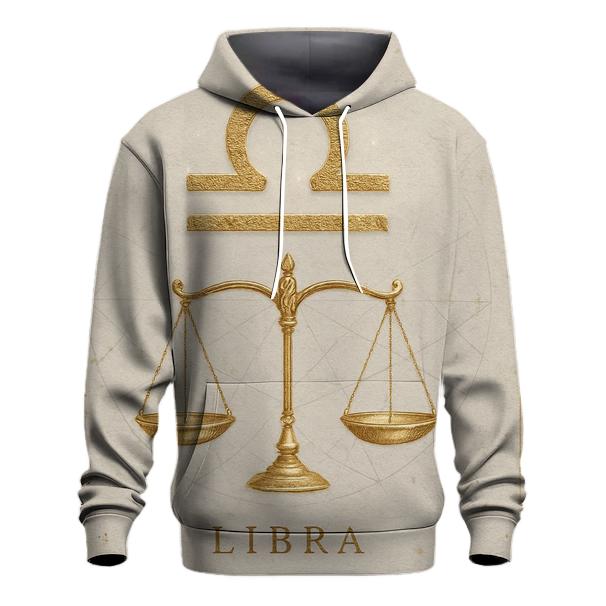 Libra Scales Balance Symbol lightweight hoodies