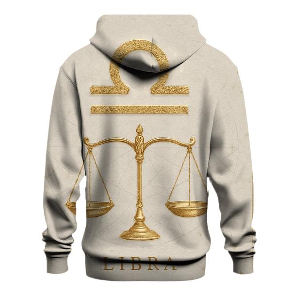 Libra Scales Balance Symbol lightweight hoodies