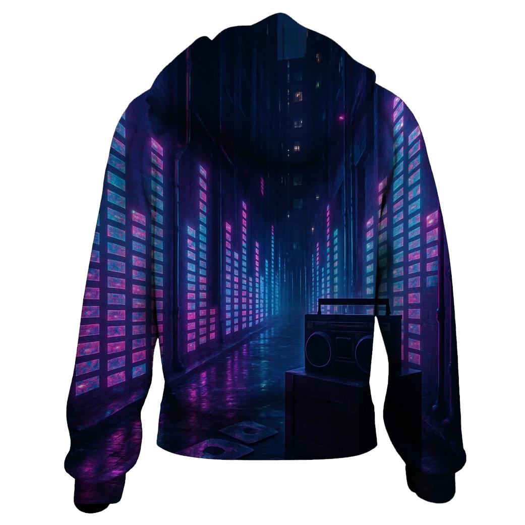 Neon Equalizer Alley hoodie designs