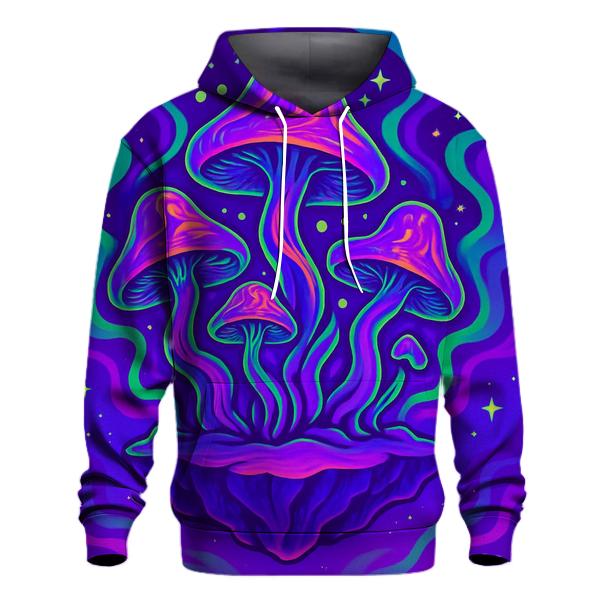 Psychedelic Mushroom Galaxy premium hoodies