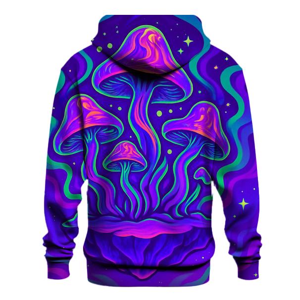 Psychedelic Mushroom Galaxy premium hoodies
