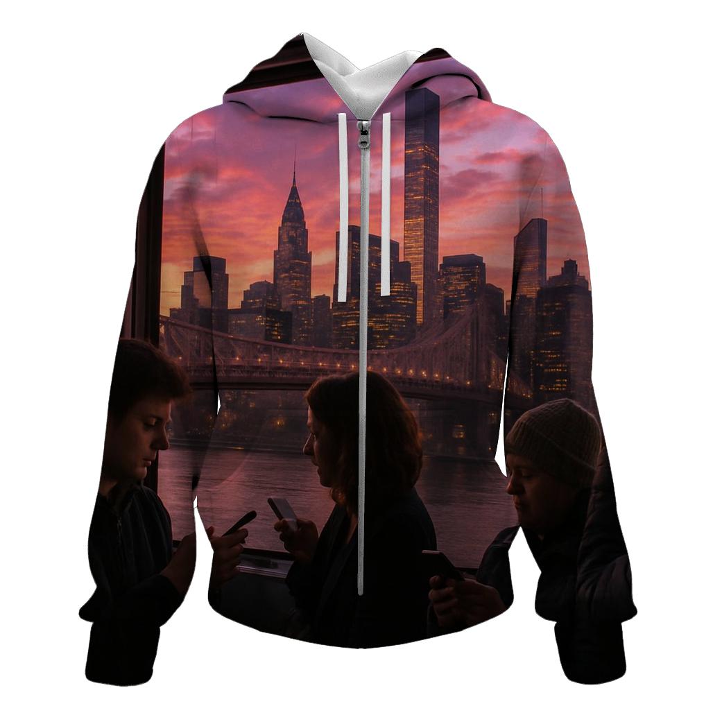Sunset From Roosevelt Island Tram hoodies fashion