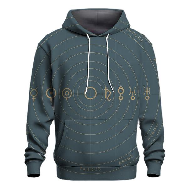 Planetary Alignment Transit Chart hoodie styles