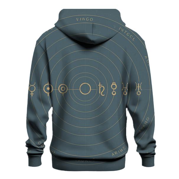 Planetary Alignment Transit Chart hoodie styles