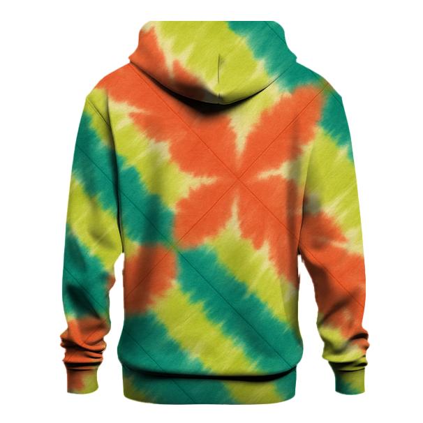 Diagonal Overdye Fusion lightweight hoodies