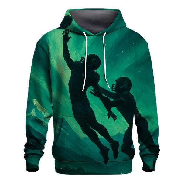 Aurora Endzone Leap zip-up hoodies
