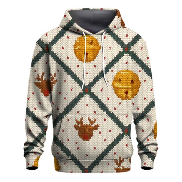 Sleigh Bell Crisscross Design designer hoodies